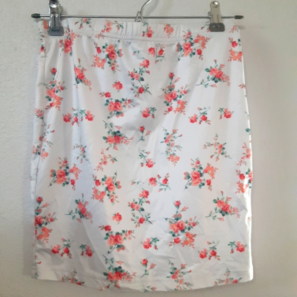 Shein flower mini skirt